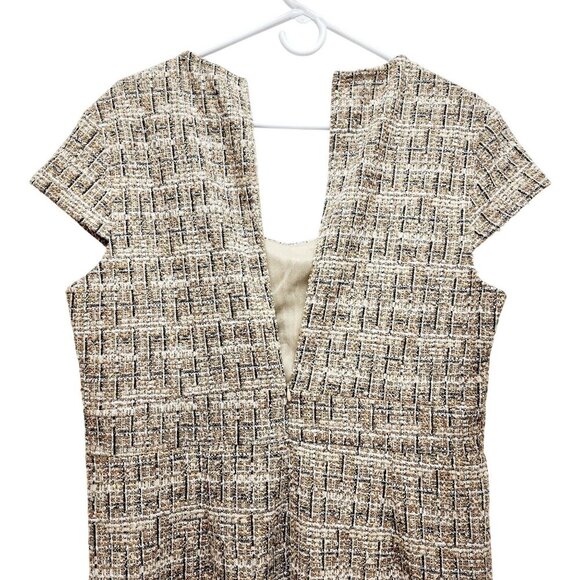 Grace Karin Womens Tweed Cap Sleeve Sheath Dress Back Zipper & Lining size XL - Picture 5 of 11